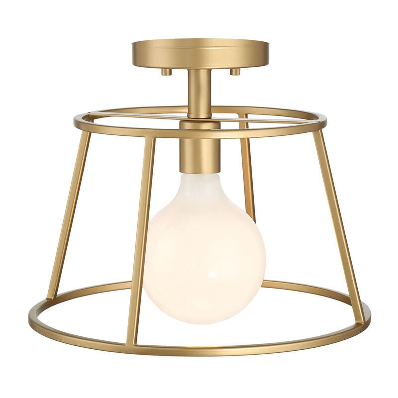 13 Inch Semi Flush Mount by Meridian Lighting